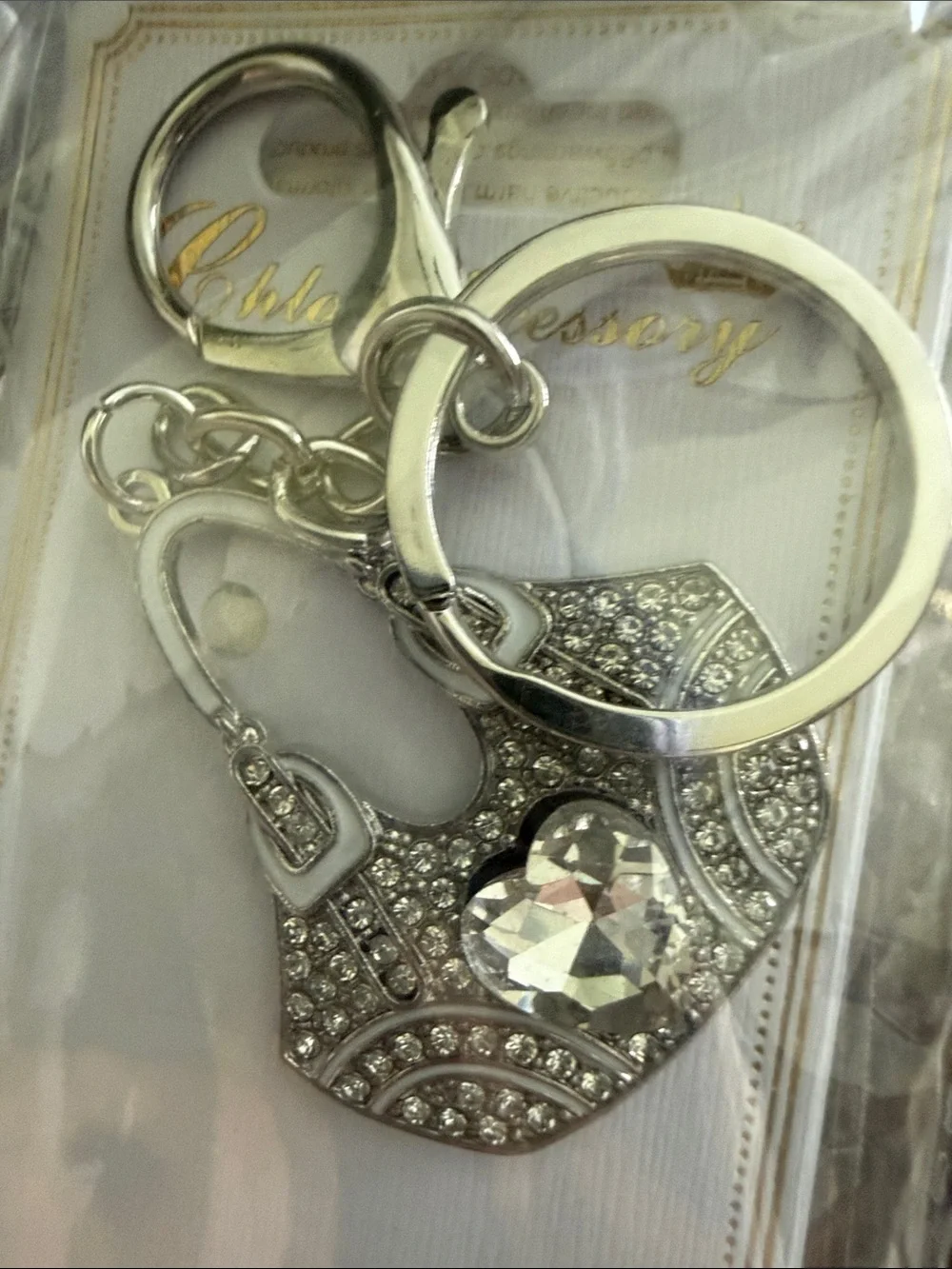 3 for $10 Crystal Handbag Keychains - Crystals in Various Colors. NWT.